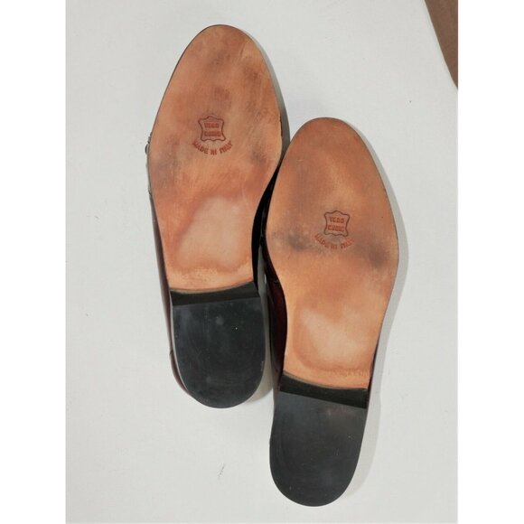 Ennesi Cordovan Brown Leather Kiltie Tassel Loafers Slip On Shoes Mens Size 8.5 main image 6